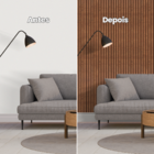 Painel Ripado Laminado De Eva Autocolante | Linha Urban Meu R